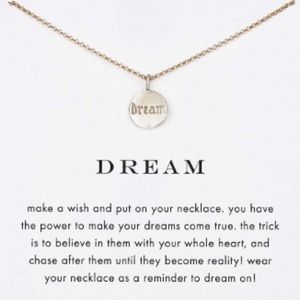 Dogeared Dream Necklace Sterling Silver